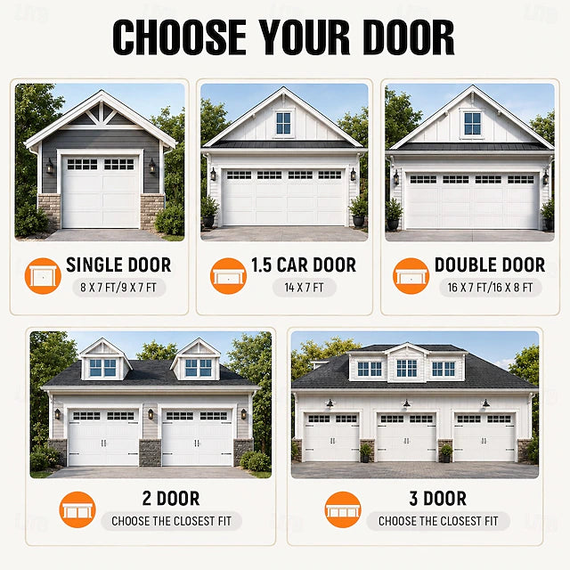 Garage door size guide